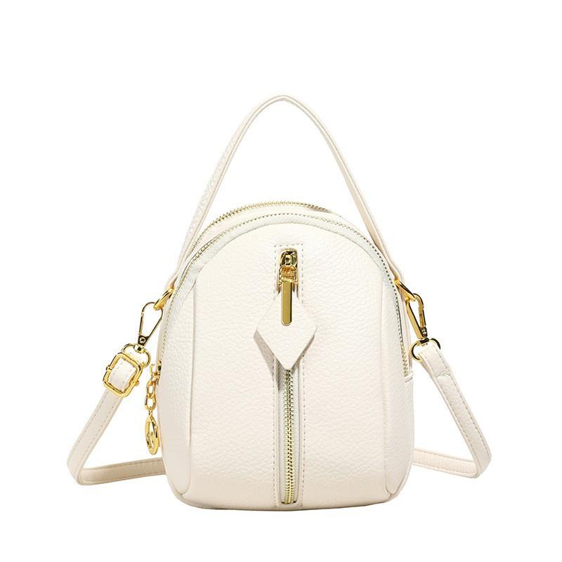 

2025 New Multi-compartment Middle-aged Mother Bag Foreign-style Mobile Phone Casual Commuting Shoulder Fashionable Cross-body one size белый