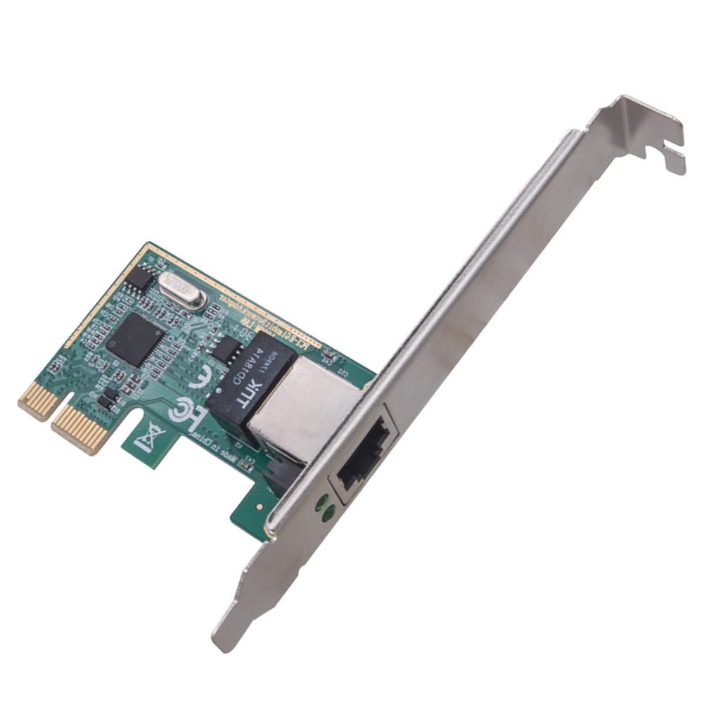1000Mbps Gigabit Ethernet PCI Express PCI-E Network Card RJ-45 LAN Network Card Desktop Gigabit Ethernet Lan Network Card