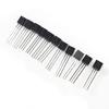 50PCS TO-92 Bipolar Junction Transistor (BJT) Kit: 2N5551 and 2N5401 NPN Switching Transistors