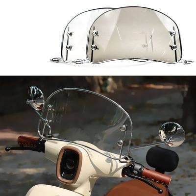 1ks ABS Univerzální čelní sklo na motocykl Přední deflektor Přední sklo Upravené příslušenství pro elektrokolo motocyklu