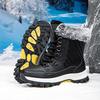 Snow boots men's new winter velvet thickened cold-proof warm lightweight women's outdoor walking versatile non-slip snow boots