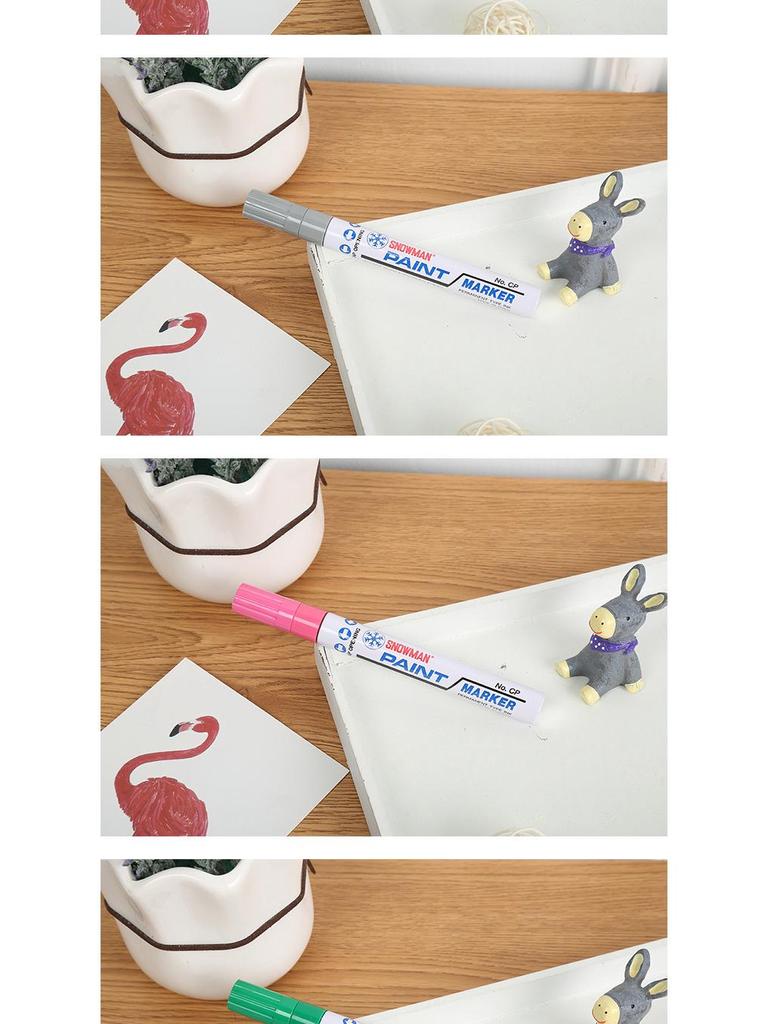 Japan Yeti Waterproof Alcohol-Resistant Paint Marker, 1.5-3mm, Fade-Proof, Low Halogen