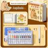 Moyu Watercolor & Acrylic Travel Sketching Set: Portable Palette, Drawing Board, and Book for Painting and Sketching.