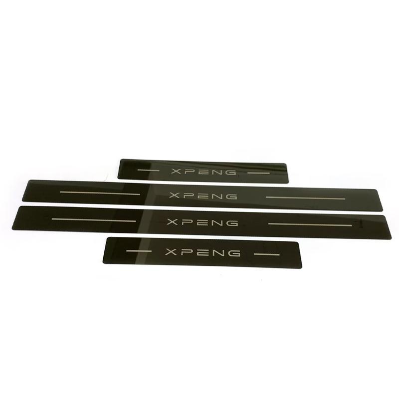 For Xpeng G9 Car Door Sill Protector Scuff Plate Accessories Pedal Styling Stickers Auto Threshold Cover Parts  2024