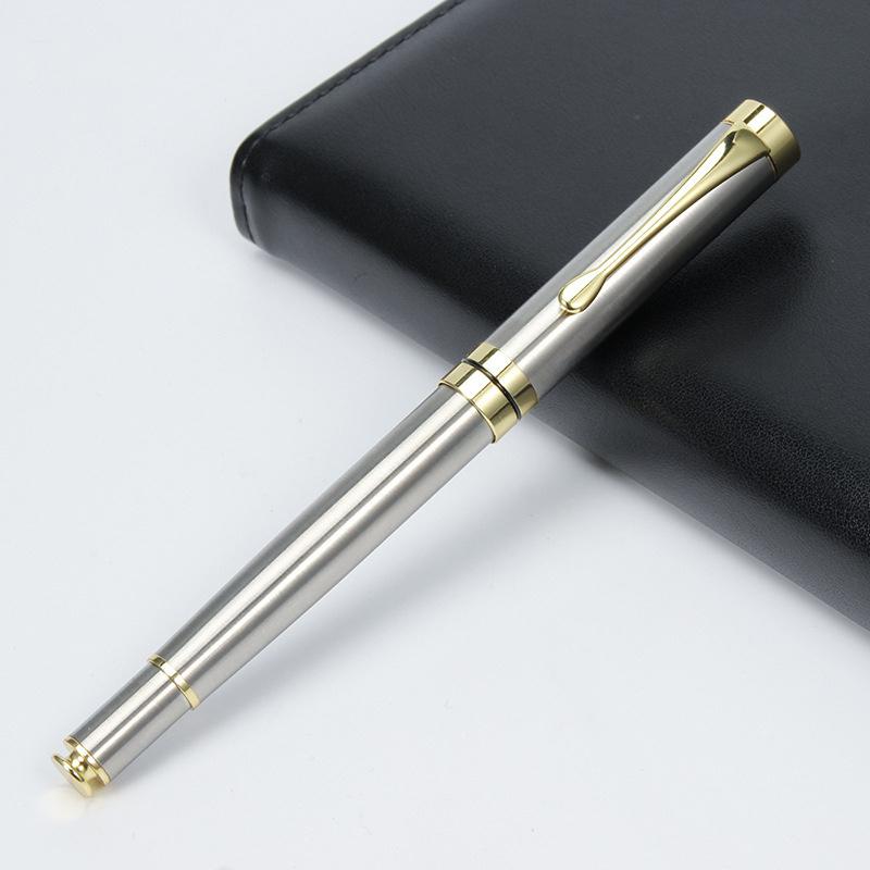 1 Piece Metal Roller Ballpoint Pen Stationery Ball Point Pen Cute Pens Office Accessories