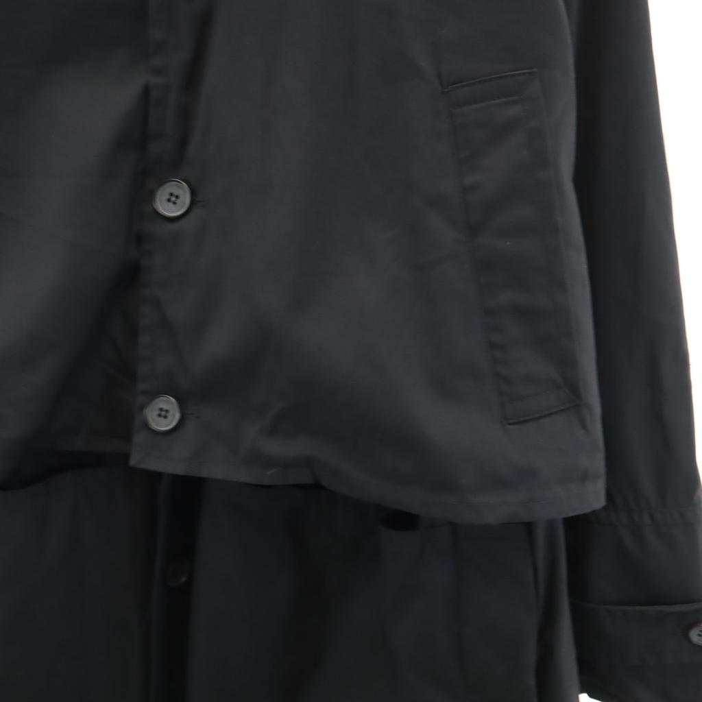 Wizzard 2WAY Stainless Collar Coat 1 Navy Men's Used