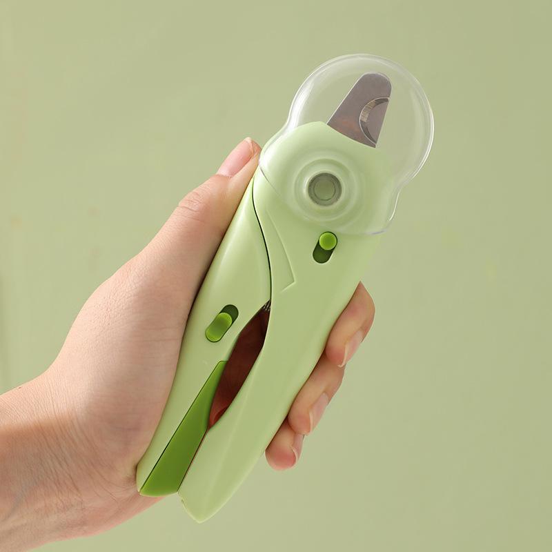 Pet Nail Clippers with LED Lights, Blood Lines, Safety Lock Buckles and Anti-wear Straps