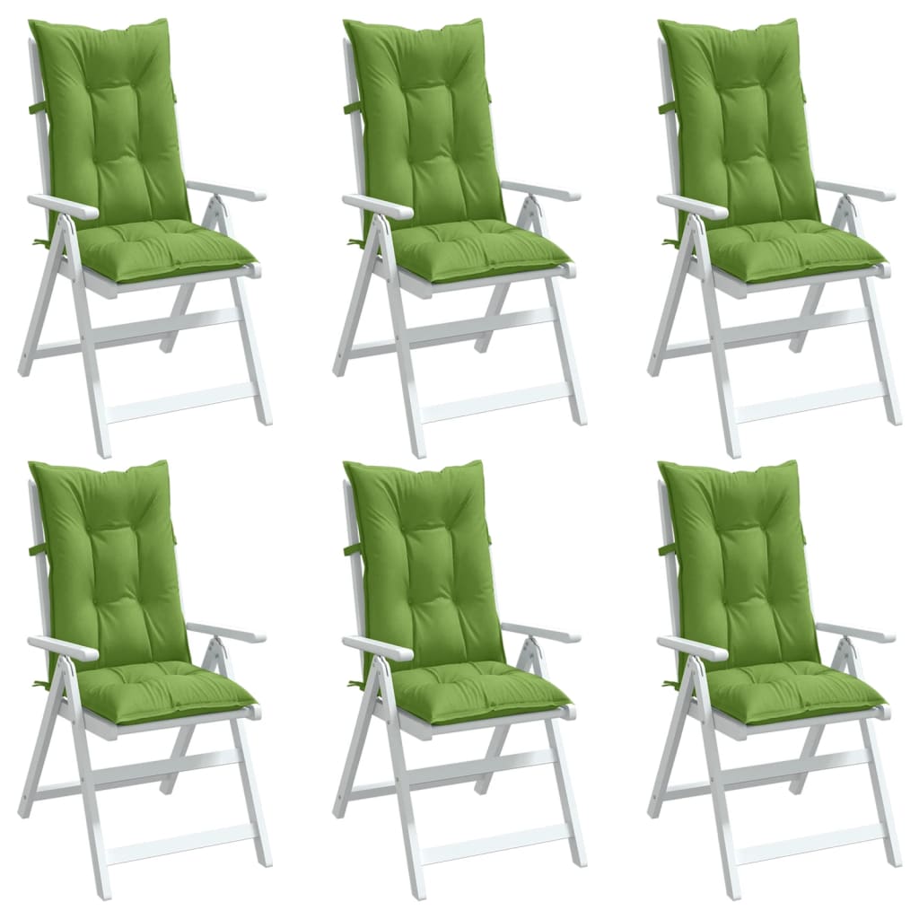 Hochlehner Seat Cushions 6 Pcs. Melange Green 120 X 50 X 7 Cm Fabric