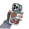 Denim Pattern Dog Suitable for Apple 16pm Puff Shell Iphone15 New 14 Creative 13 Cartoon 12 Anti Fall