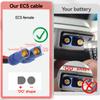 1pcs Battery Fire Wire Clip EC5 Connector Emergency Jumper Cable Alligator Clamp Booster for Universal 12V Car Starter Jump 200A