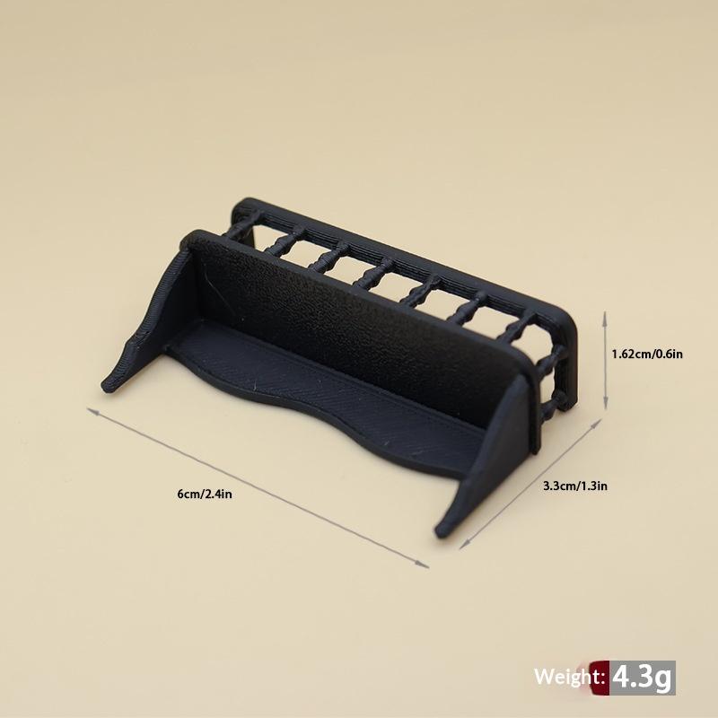 

1Pcs Miniature Building Model Accessories 1: 12 Dollhouse Simulation Wall Mounted Storage Rack Scene Decoration Micro Model A1