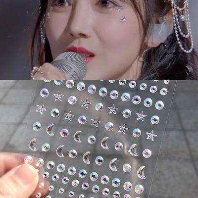 Samolepky na obličej Samolepky na obličej Make-up Jewel Samolepky dekorace dekorace