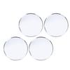 4PCS Car Wheel Center Caps 68mm 2.68in OD 62mm 2.44in ID ABS Vehicle Rim Hub Caps for SUV Sedan Truck