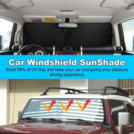 Car Sun Shade Windshield Window Sunshade Cover For Toyota FJ Cruiser 2007-2014