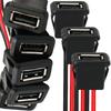 Panel Mount USB 2.0 Female Socket Wire Harness Solder Type USB 2.0 Charging Port Connector for Car Truck Security Camera