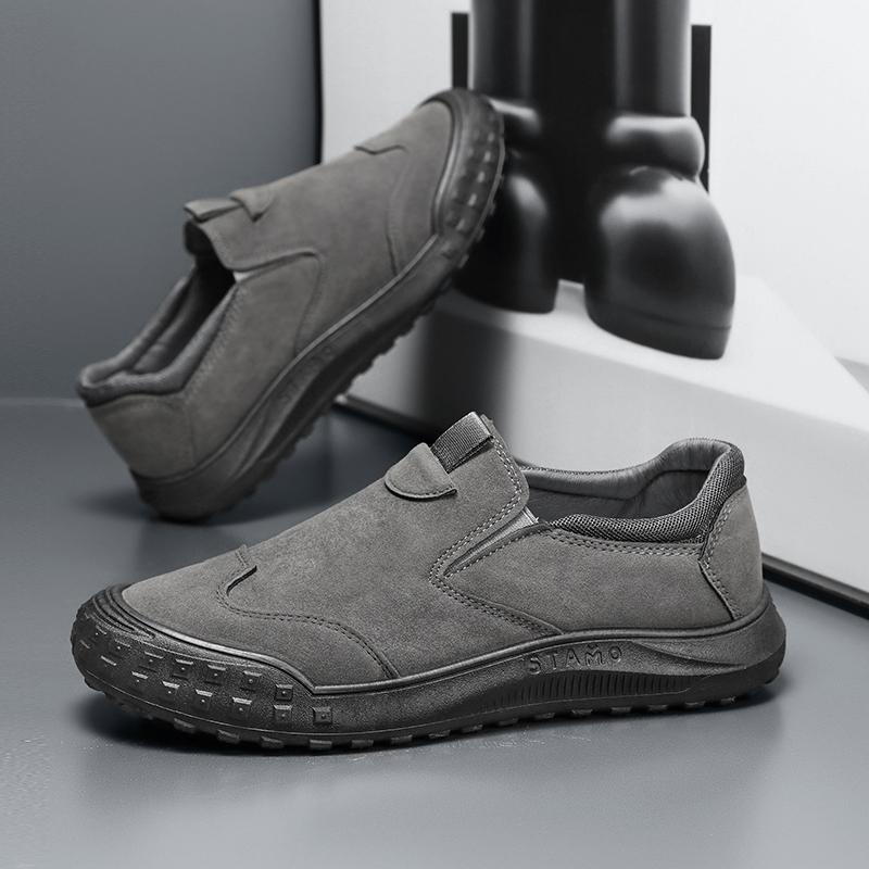 Men's Casual Shoes Soft Soles Four Season Anti Slip Comfort Outdoor Work Shoes Labor Protection Shoes Breathable Low Top Shoes