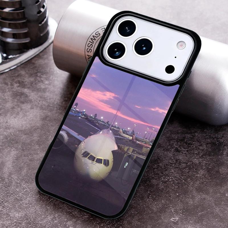 

Pink Travel Aircraft Airplane Phone Case for iPhone 17 16 15 Pro Max Air 14 13 12 11 Plus Shockproof Capa Cover iPhone 15 Plus
