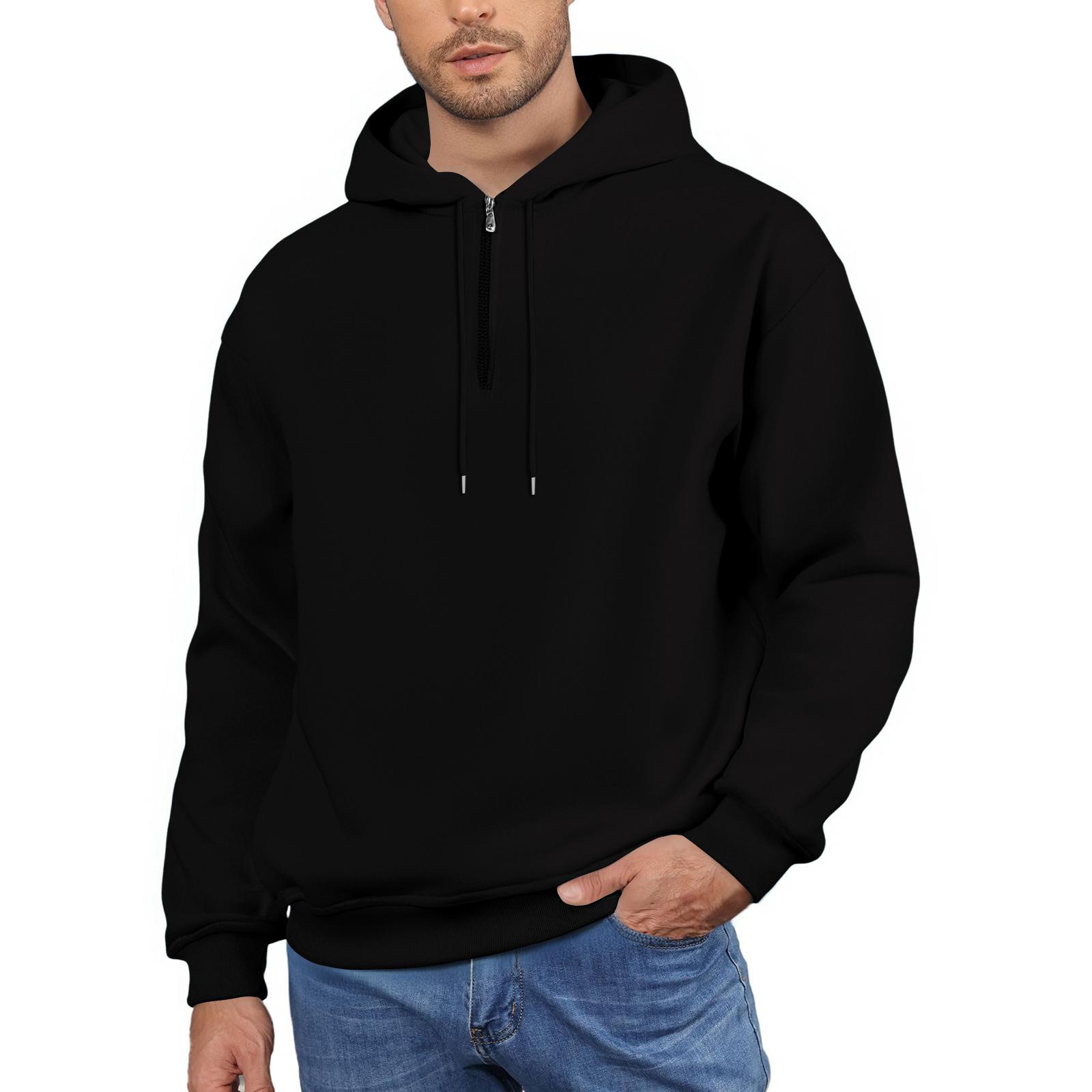 

Мужская флисовая толстовка, повседневная, с длинным рукавом L