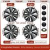 4PCS 18/19Inch Wheel Cover for Tesla Model 3/Y  Hubcaps Replacement Steering Wheel Rim Protector Accessories Hub cap 2017-2023