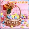100Units Foam Easter Eggs Decoration For Easter Party, Home Ornament 3Cmx4Cm