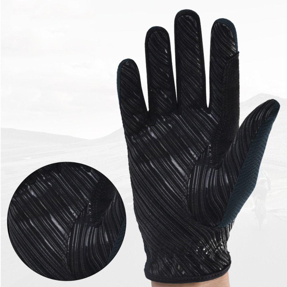 Anti-slip Equestrian Gloves Suede Sports Riding Gloves Horse Riding Gloves  Cycling Biking Running