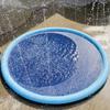 100/150/170 centimetri Estate Pet Sprinkler Pad Tappetino di Raffreddamento Piscina Gonfiabile Acqua Nebulizzata Pad Estate Fresco Cane Vasca Da Bagno per cani