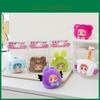 Samoyed Vinyl Doll Cute Mini Plush Figure With Short Faux Fur For Backpack Charm