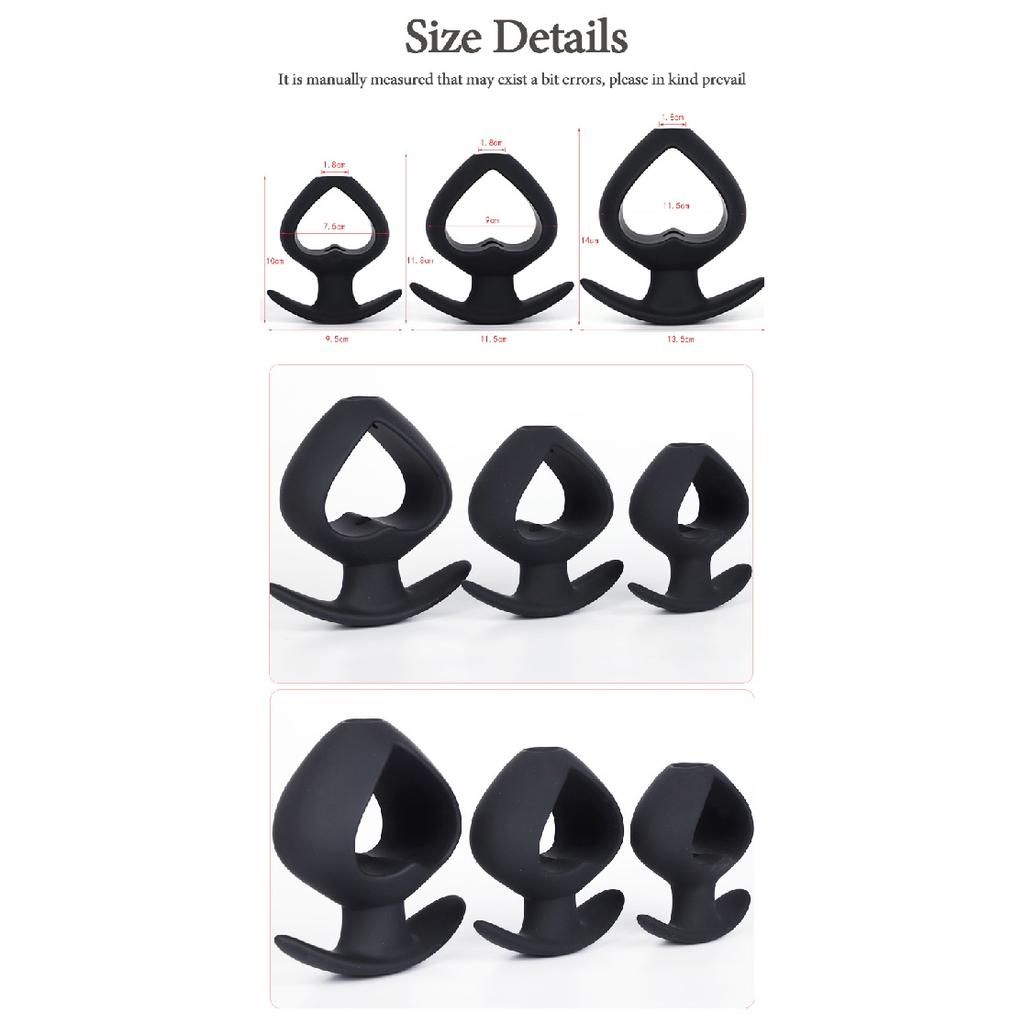 Hohler Analplug mit Wasserhahn zum Waschen des Anus, Vaginalreinigung, Einlaufdildo, XL-Sexspielzeug, Silikon-Buttplug, kabellos