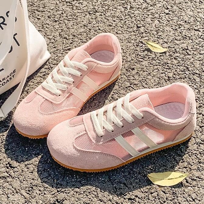 Lightweight and breathable mesh Forrest Gump shoes soft-soled sports board shoes women's summer 2025 new retro thin German training shoes