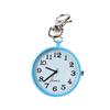 TW Fashion Orologio da tasca portachiavi medico unisex con quadrante rotondo al quarzo analogico
