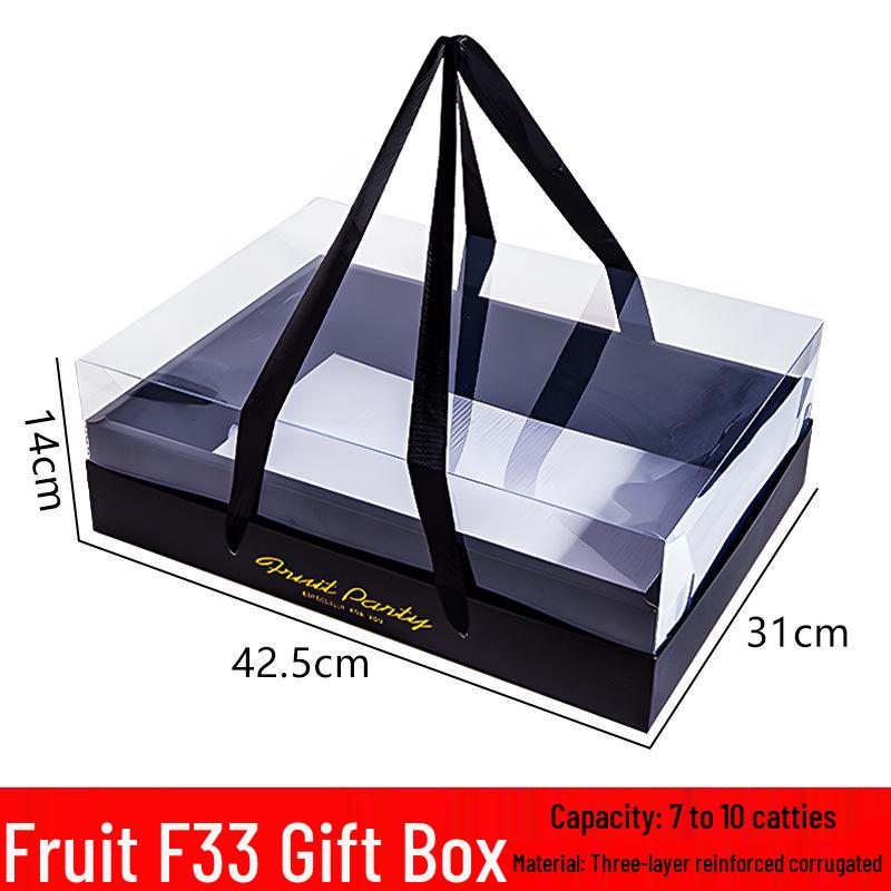 "Nordic Style Transparent Flower Gift Box for Valentine's, Birthday, or Cake"