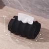 Creative Retro Light Yellow Cave Stone Tissue Holder, Tissue Box, Kitchen, Living Room, Bathroom, Desktop Tissue Storage Box