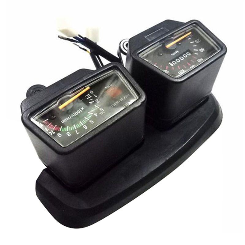 AA92-Motorcycle Gauges Cluster Speedometer Tachometer For Enduro DT125 DT125R Speedometer DT 125 125R чёрный