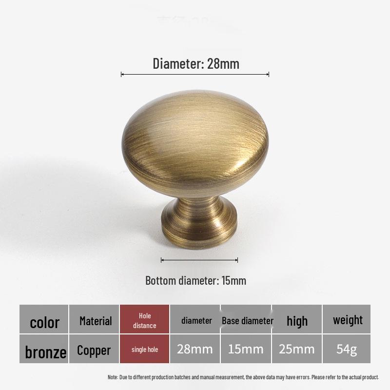 American Brass Retro Wardrobe Handle In Antique Bronze for Cabinets and Drawers