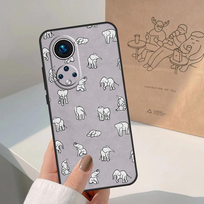 

Cute Baby Elephant For Honor Magic 8 7 6 5 Pro Case For Honor X9d X9c X9b X9a X8c X8b Win 200 400 50 70 90 Lite Honor 50