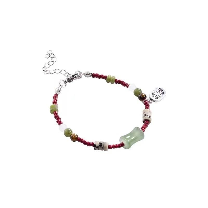 Glass Bead Fashionable Bracelet For Women Summer 2024 Design Unique