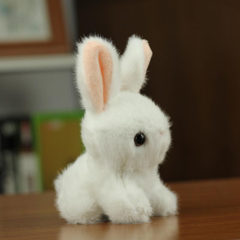 Adorable Plush Bunny Keychain Stuffed Animal Rabbit Bag Charm Cute Birthday Gift
