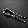 Pearl U-Shaped HairPins Fashion Hair Fork Elegant Alloy Long Hair Clip Pins Bun French Hairpin Hair Stick Women Girls
