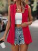 Frauen Sommer Feste Beiläufige Weste Elegante Mode Büro Dame OL Ärmellose Grundlagen Weibliche Strickjacke Business Arbeit Tragen