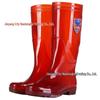 Men's Tan Quick-Dry High-Top Rain Boots - Waterproof, Non-Slip, No-Mesh Rubber Shoes
