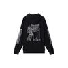 Jordan SS24 Cartoon Anime Thin Fleece Pullover Hoodie Long Sleeve American Vintage Sweatshirt Men Hoodies Black FV8595-010
