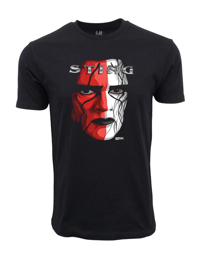 WCW Sting Face Graphic T Shirt S