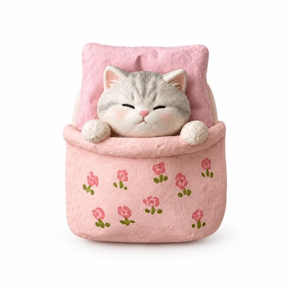 Cute Cat Theme Cat Fridge Magnet Simulation Decorative Fridge Magnet Refrigerator Decoration
