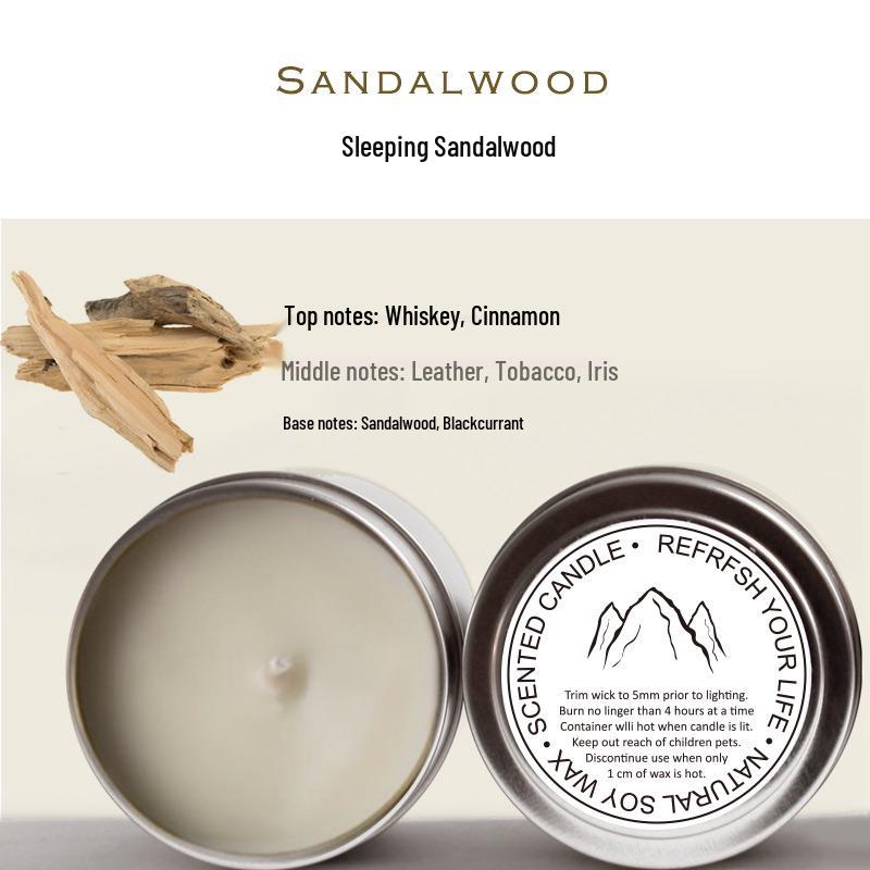 Scented Candles: Handmade Essential Oil for Bedroom, Sleep Aid, Safe for Babies & Pregnant Women, Indoor Fragrance Souvenir