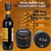 Plastic Wine Stopper Bottle Cap 3 Digit Bottle Cap Password Lock Wine Bottle Lock Secret  Bar Tool