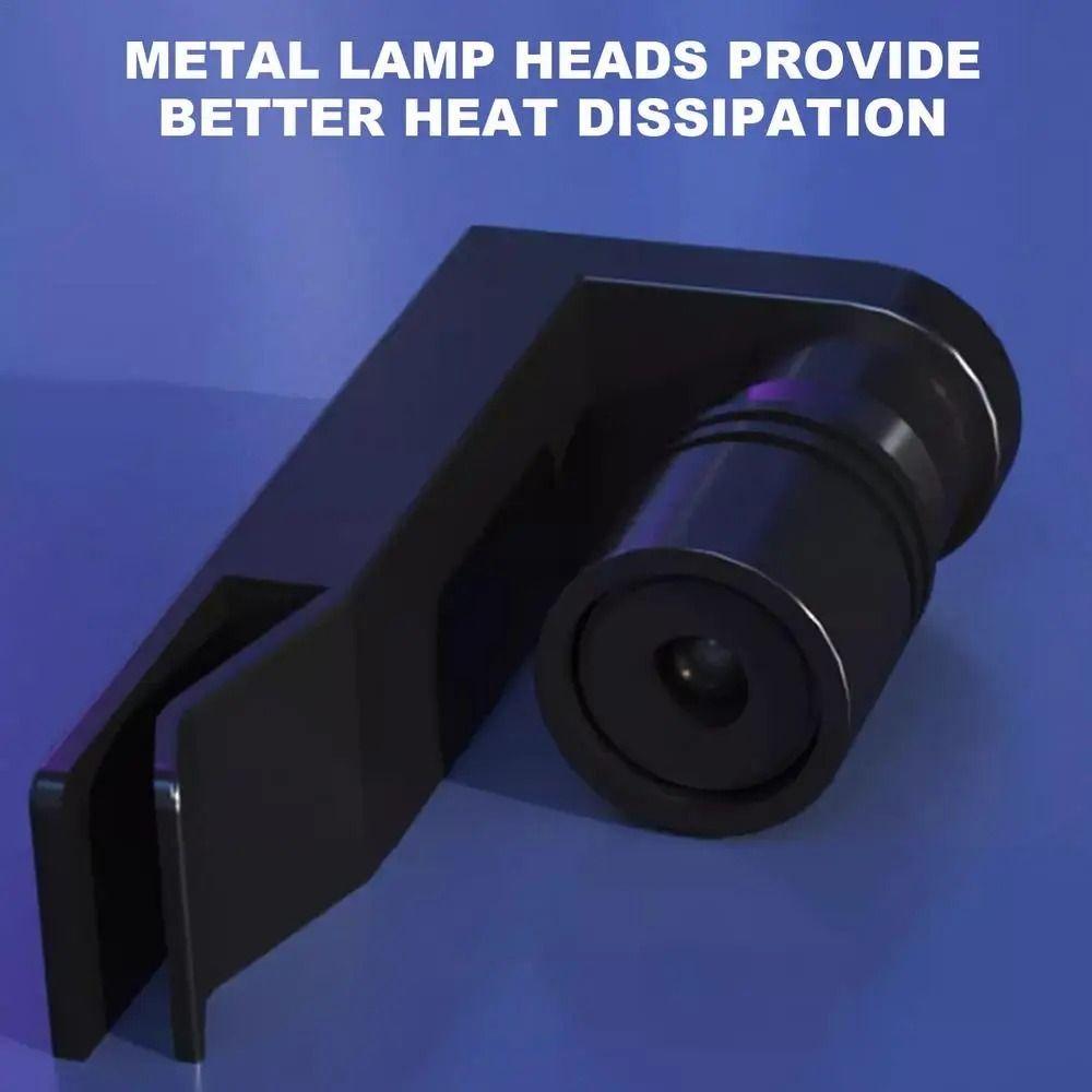 Black Aquarium Lighting Lamp Clamp Waterproof Fish Tank Light Aquarium Mini Light  Goldfish