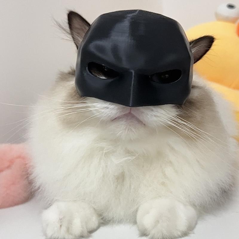 Black Bat Cat Avenger Mask Cute Bat Mask Cool Superhero Toys Maska pro kočky Bat Maska pro kočky a psy Make-up Mask Party Potřeby