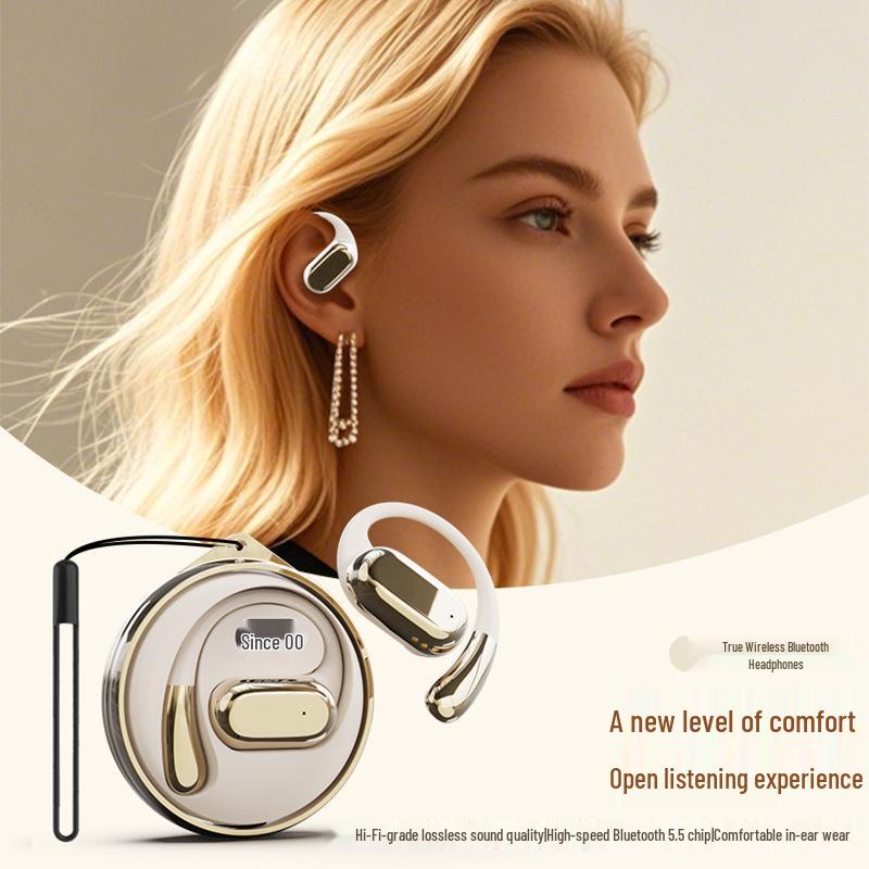 Ear-hook Bluetooth Earphones: Comfortable, Long-lasting, Noise-cancelling, In-ear Design with Excellent Sound Quality and Extended Battery Life.