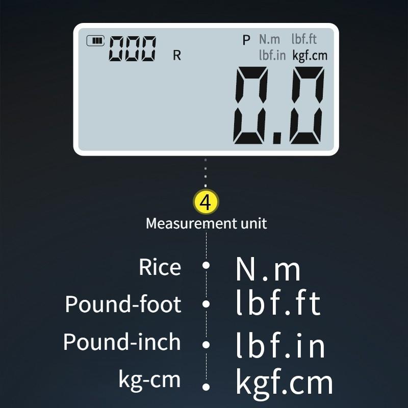 Cheie Dinamometrică Digitală Mini Portabilă pentru Strângerea Șuruburilor Cheie de Reparare Set de Scule pentru Întreținere Auto