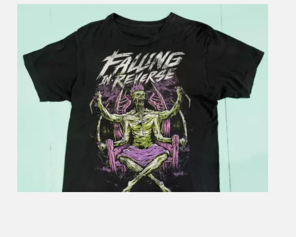 Коллекция Falling In Reverse Группа Зомби Подарок для Фаната Унисекс Футболка Унисекс Футболка S